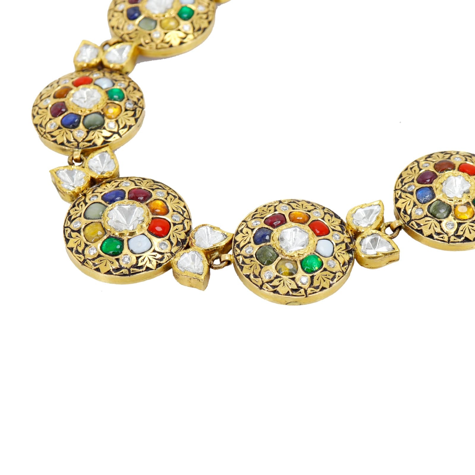 The Luminaire Necklace 22K Gold