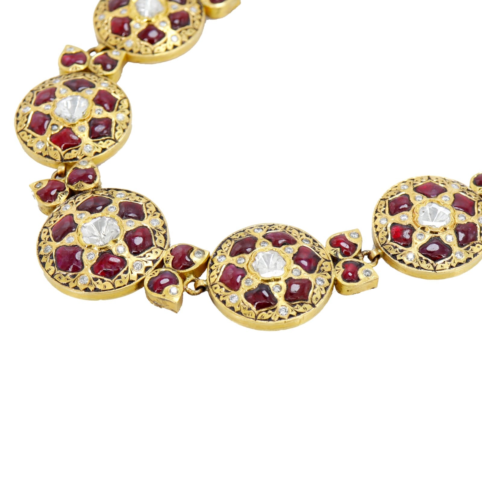 The Luminaire Necklace 22K Gold