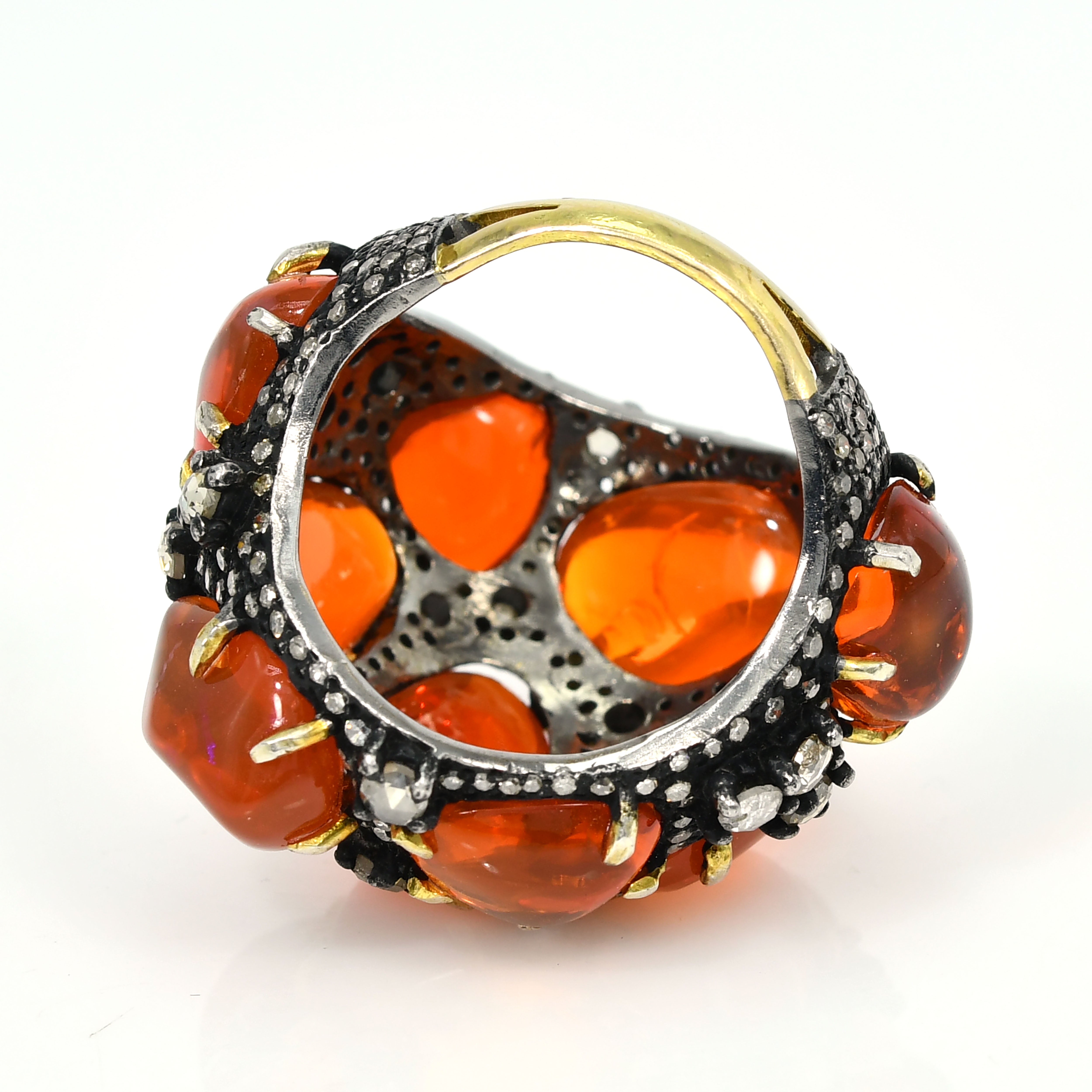 Gold & Silver Diamond Ring