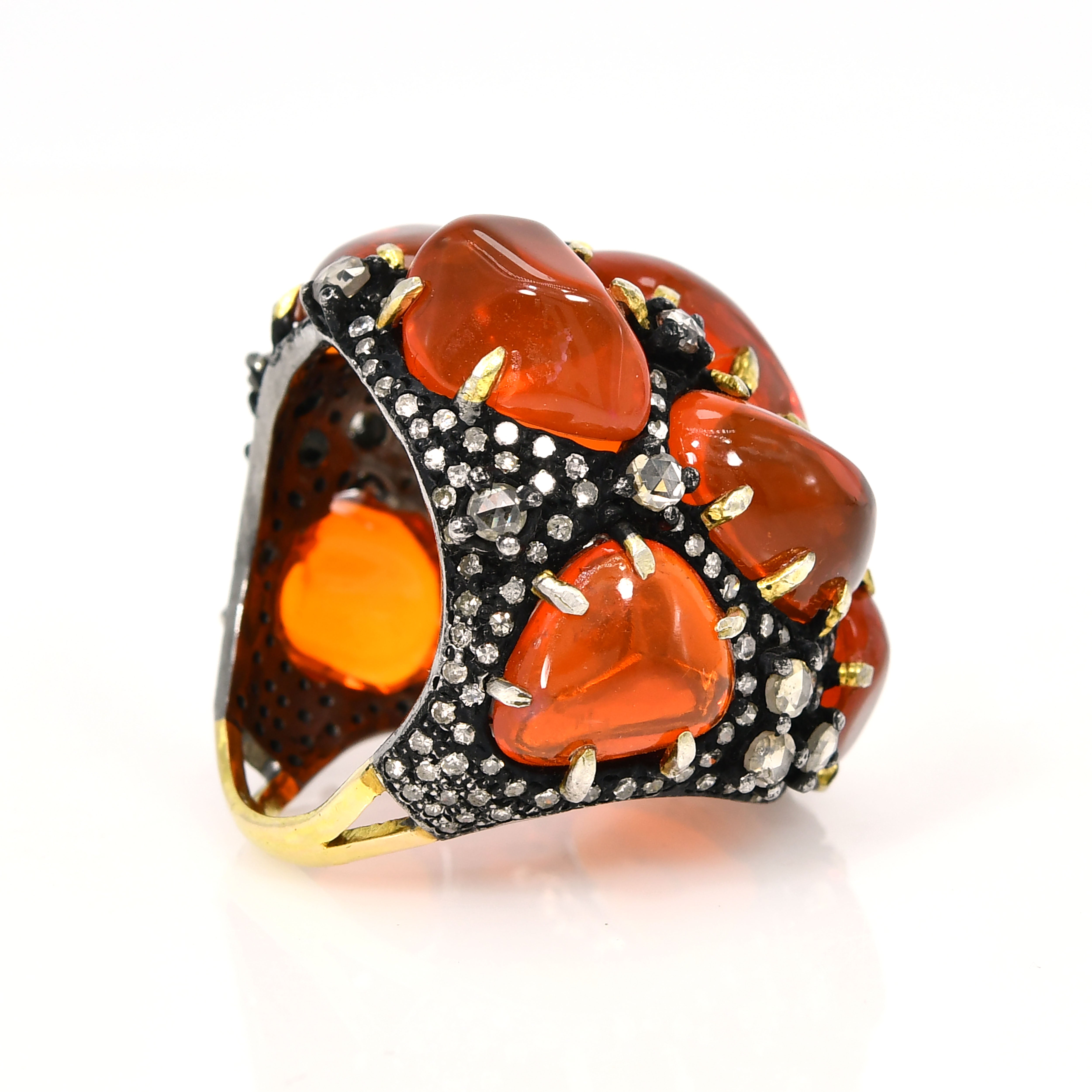 Gold & Silver Diamond Ring