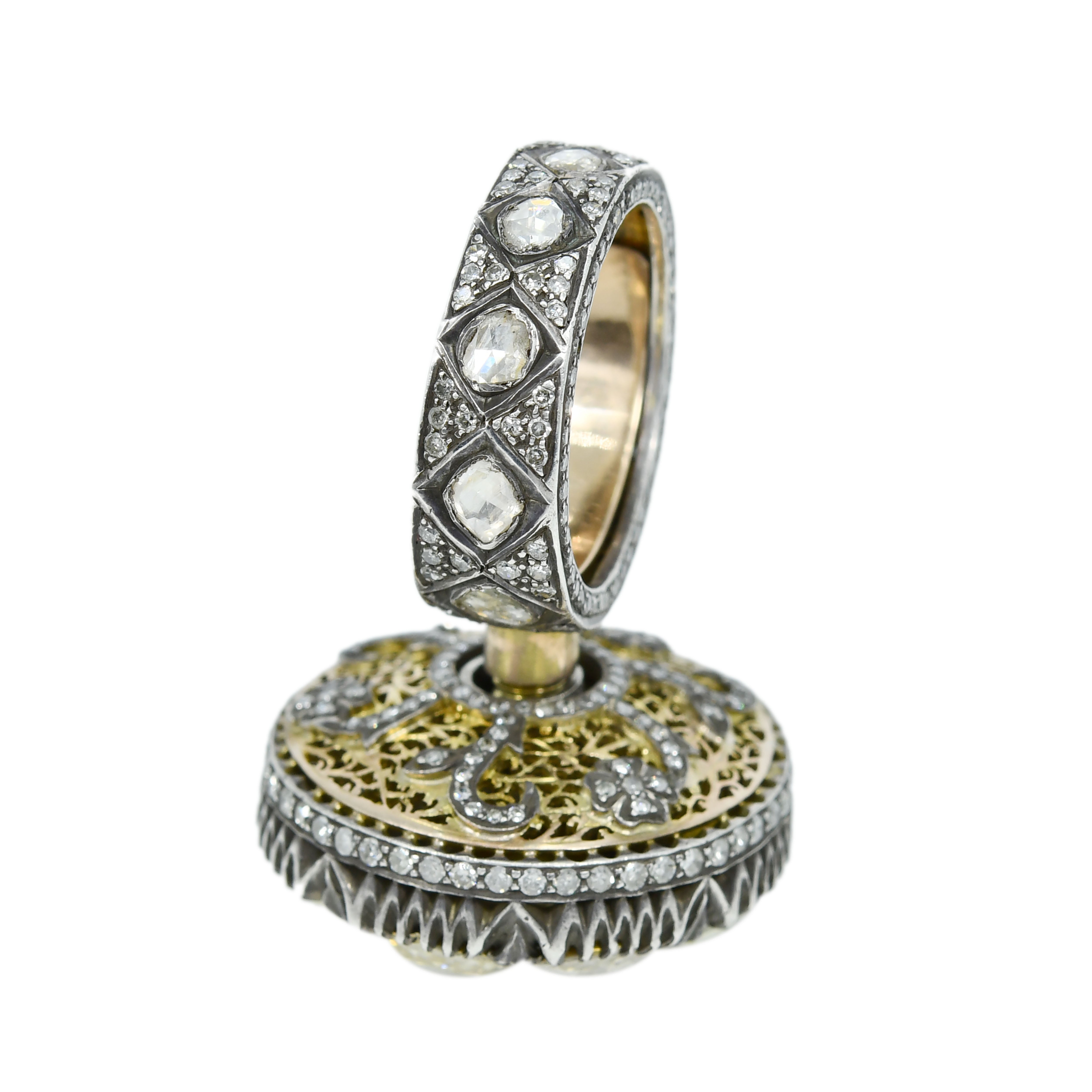 Decadence Solid Silver Handmade Ring