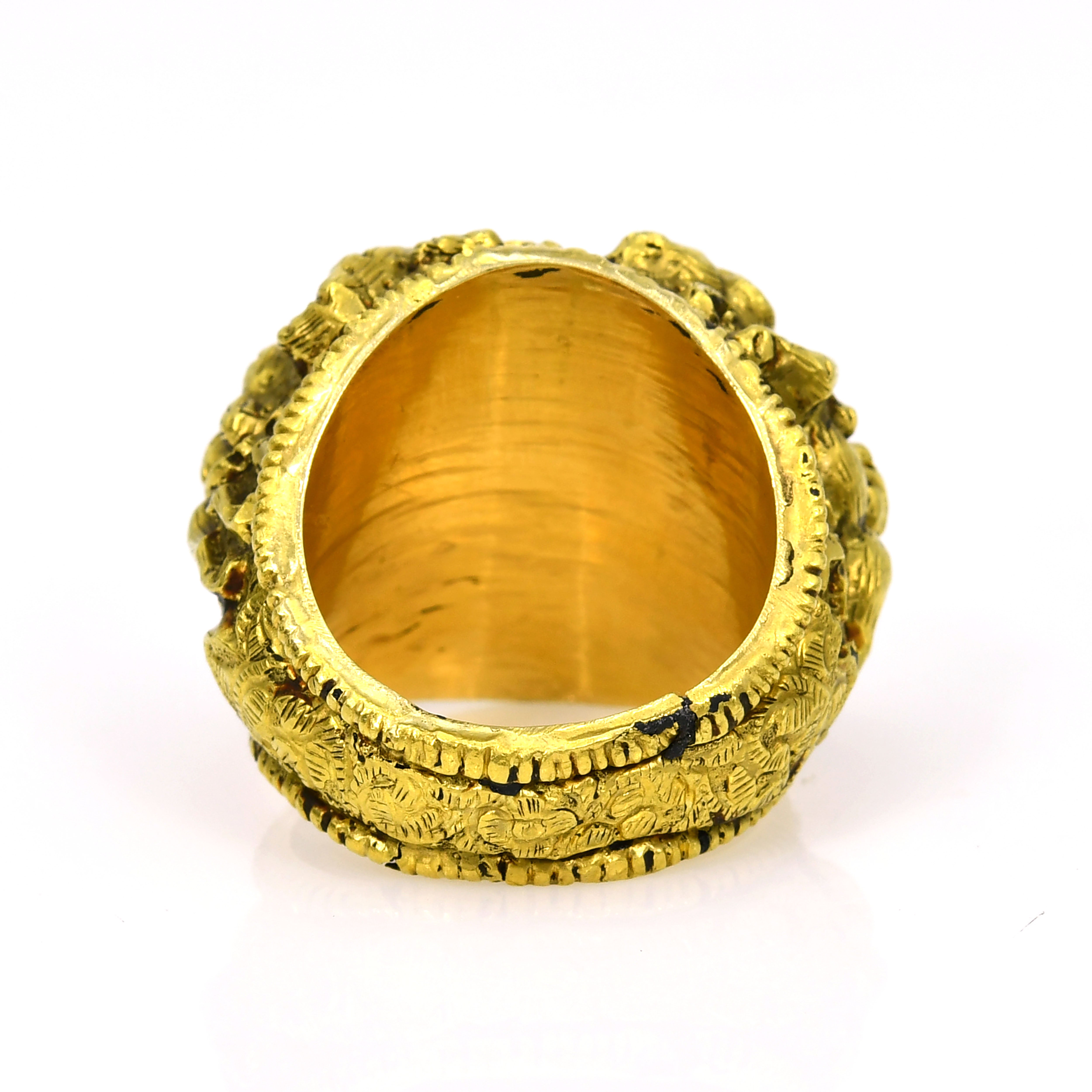 18k Gold Diamond Statement Ring