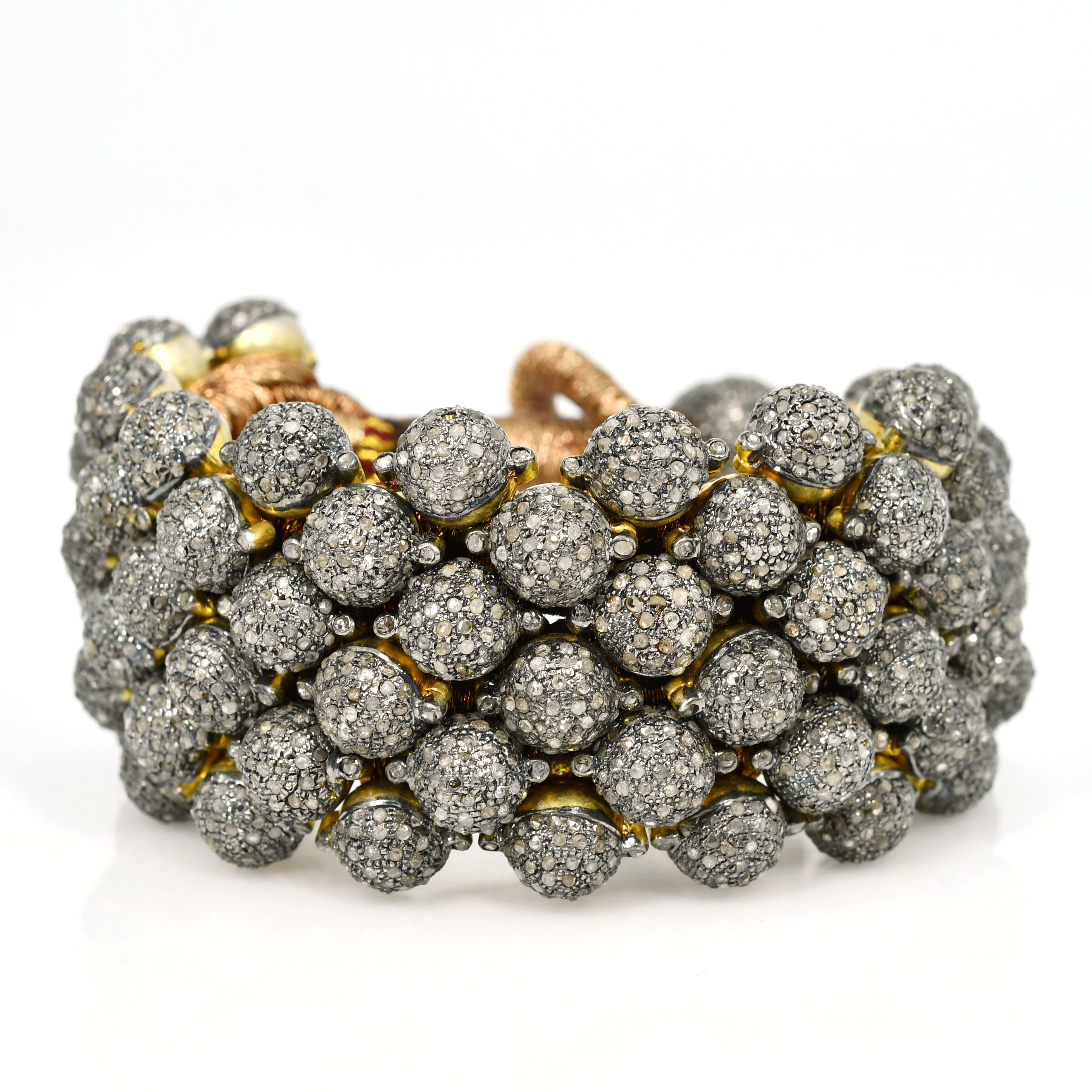 Royal Silver Diamond Bangle
